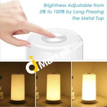Tomshine Touch Dimmable Led Table Lamp With Color Control Temperature & Brightness Regulation Night